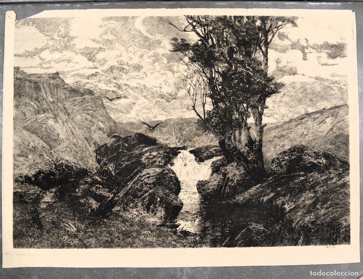 Art: Juan Espina y Capo (Torrej&oacute;n de Velasco, Madrid, 1848 - Madrid, 1933) Paisaje.