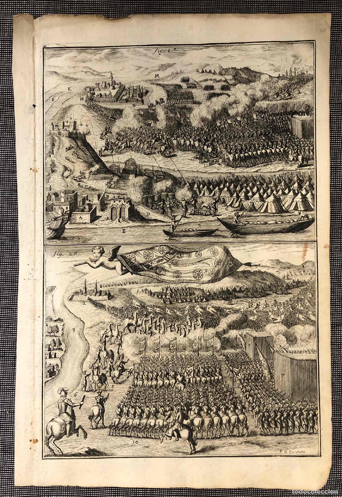 Arte: GRABADO CALCOGRAFICO. P. BALTH. BOUTTATS FECIT. SIGLO XVII, &iquest;IMPERIO OTOMANO?