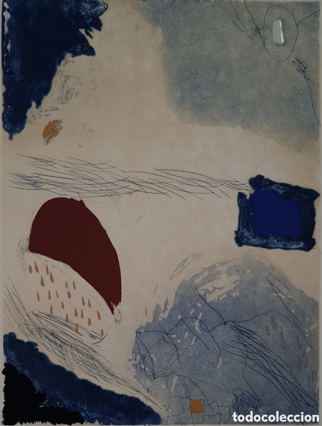 Arte: Josep Guinovart i Bertran (Barcelona, 1927-2007) - Sin T&iacute;tulo.Firmado.1990.