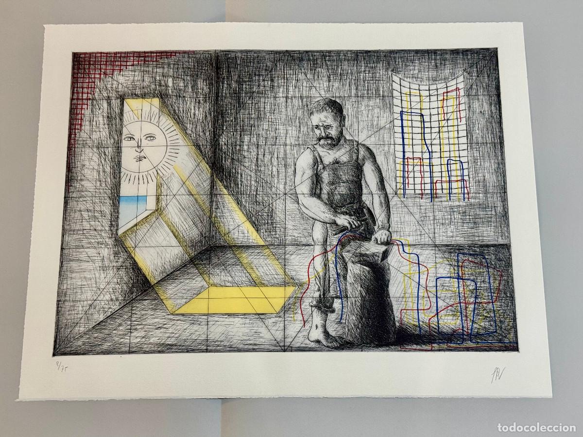 Arte: PEREZ VILLALTA, GUILLERMO | 4 GRABADOS ORIGINALES | FIRMADOS & NUMERADOS