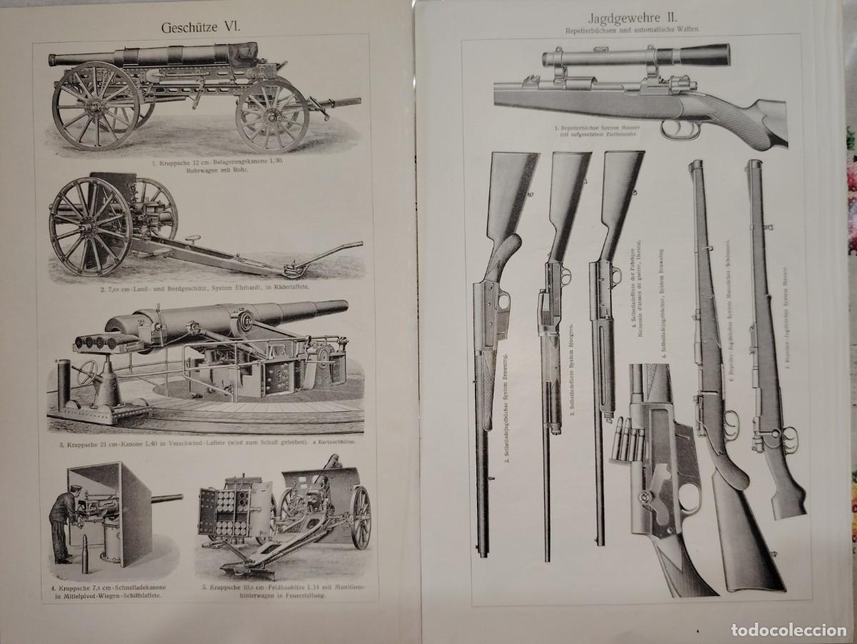 Art: 2 VIEJOS GRABADO LITIGRAFIADOS ARMAS Y MILITARIA SIGLO XIX
