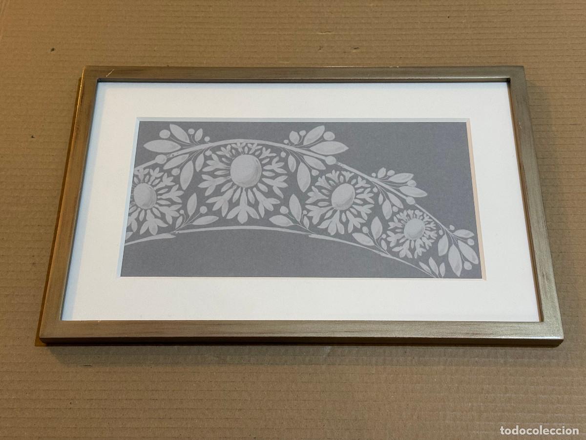 Art: POCHOIR 06 / ALTA JOYERIA / TIARA BRILLANTES / DIAMANTES / ENMARCADA / 28,5 x 43,5cm