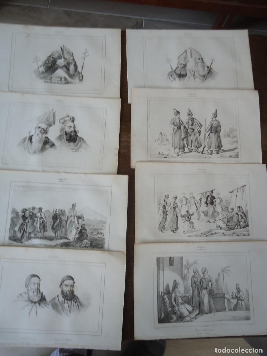 Kunst: 12 grabados al acero de personajes y tipos armenios. 1838. Armenia Turqu&iacute;a
