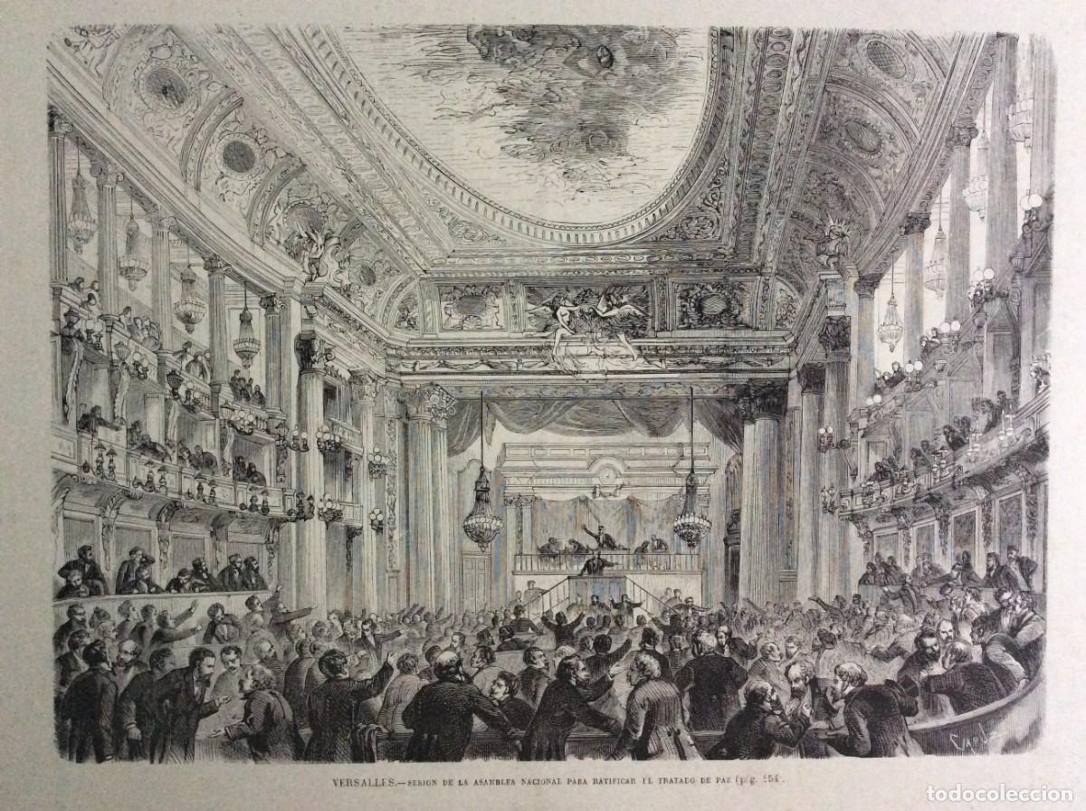 Kunst: Versalles. Sesion de la asamblea Nacional para ratificar el tratado de Paz