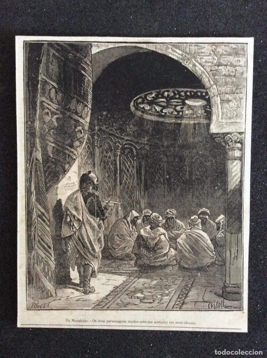 Art: Os Mozabitas. Os doze personagens mudos estavam sentados em semi circulo.