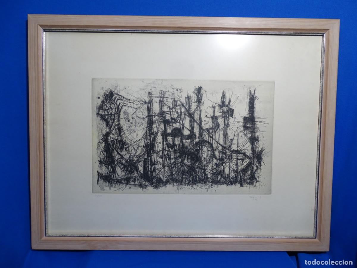 Arte: GRABADO JORDI SECALL ROURE (TARRAGONA 1932-2010). MARINA FROM AGPA 1973. 91/100