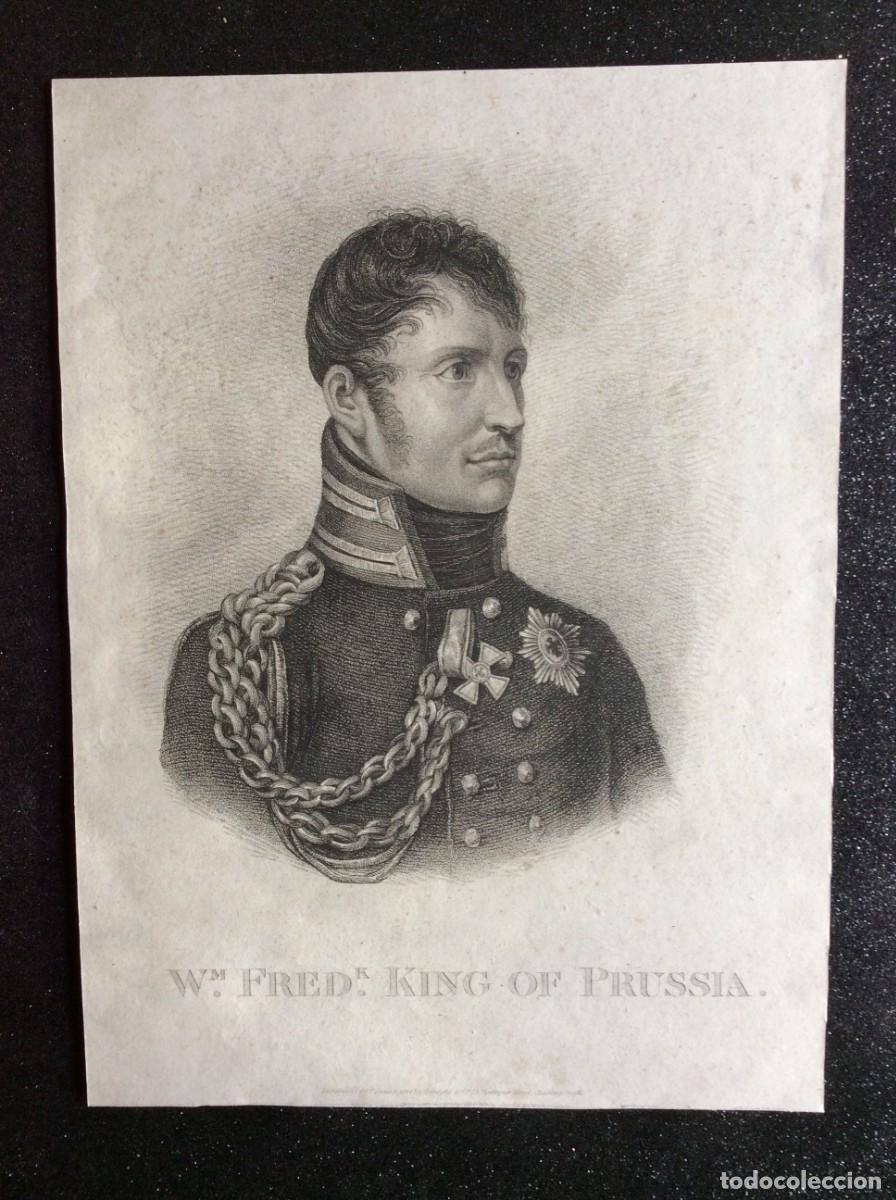 Arte: Wm. Fredk. King of Prussia. London: published on June 8, 1814. Colnaghi & Co... Raro