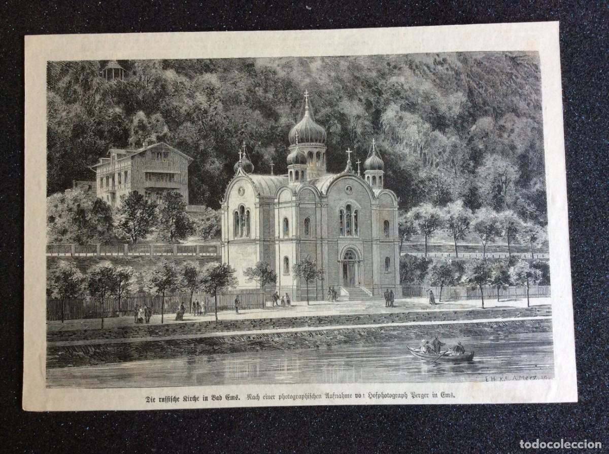 Arte: Igreja Russa em Bad Ems ( Cidade na Alemanha )