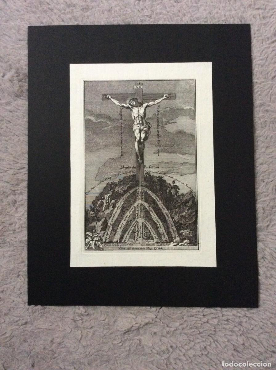 Arte: Monte da Perfei&ccedil;a&otilde;. Gravura de 178? ( S&eacute;culo XVIII ). Original. Raro