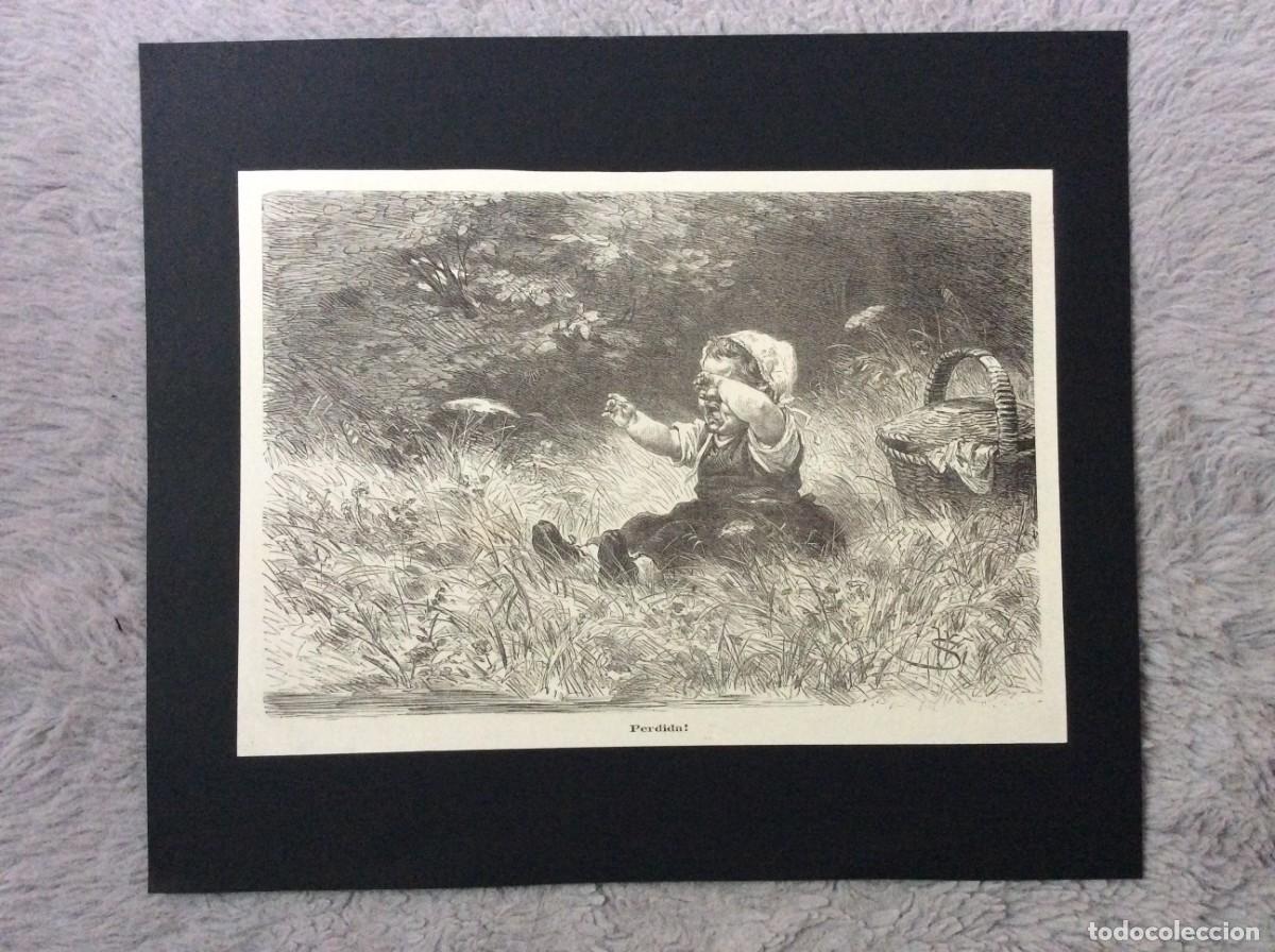 Arte: Perdida. Xilogravura do s&eacute;culo XIX