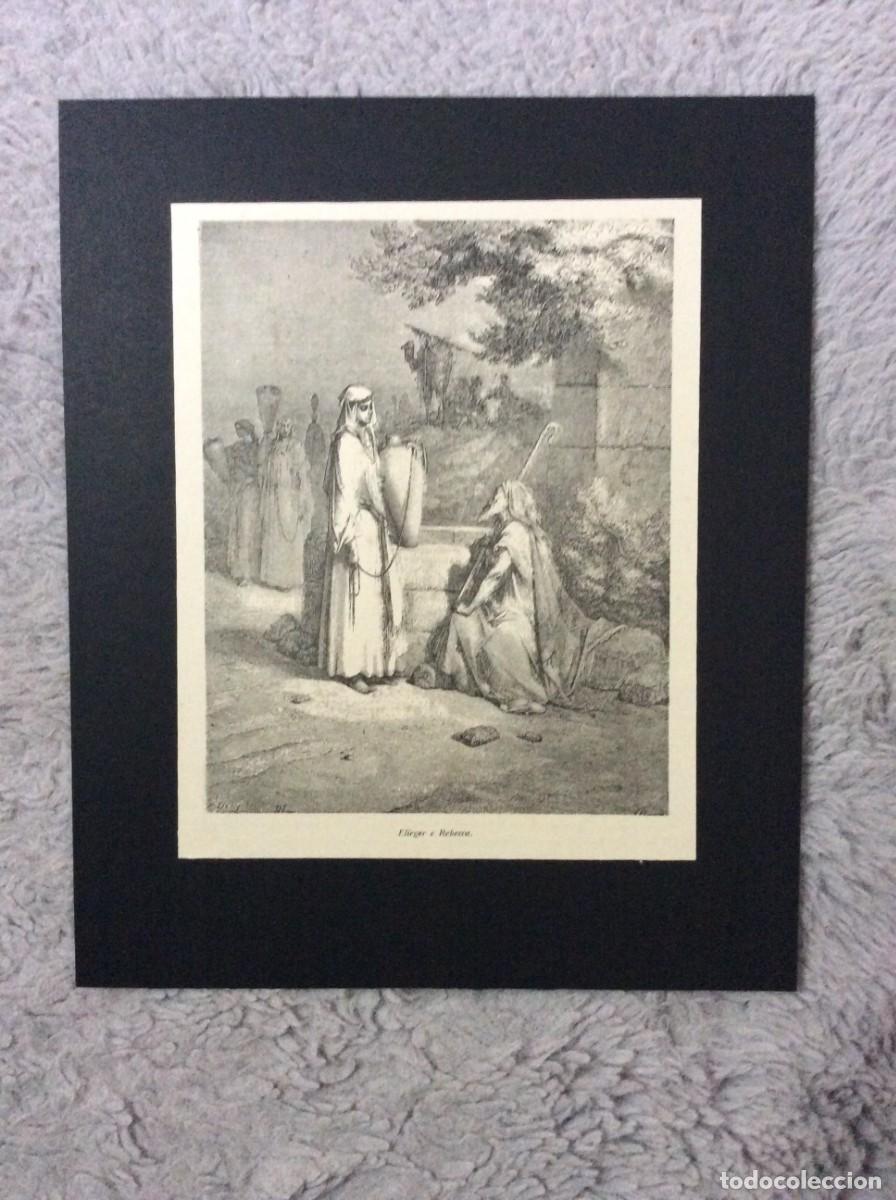Kunst: Elieger e Rebecca - Xilogravura hist&oacute;rica do s&eacute;culo XIX
