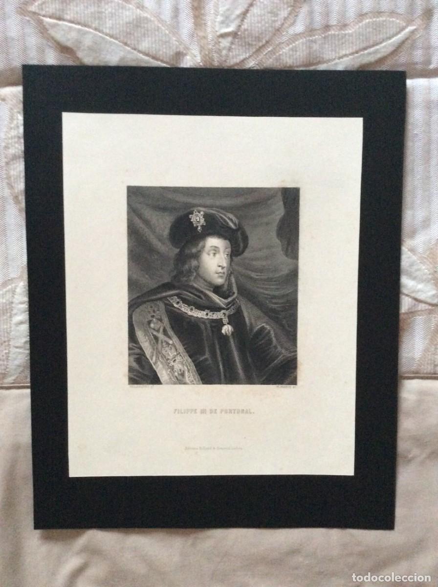 Arte: Fillippe III de Portugal - Meados do s&eacute;culo XIX (cerca de 1850). Excelente exemplar