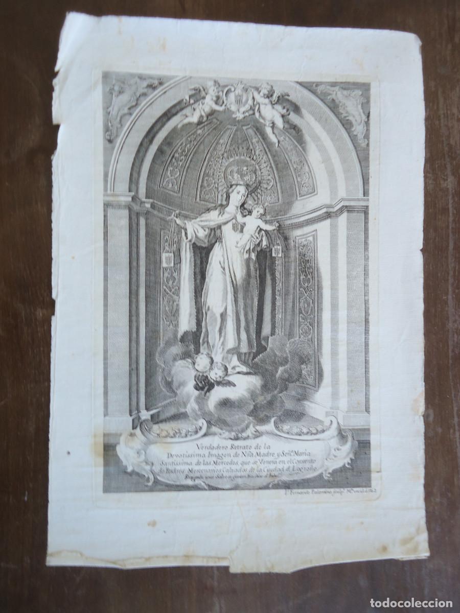 Arte: Mar&iacute;a Santissima de las Mercedes ... Logro&ntilde;o. Juan Fernando Palomino 1762 La Rioja