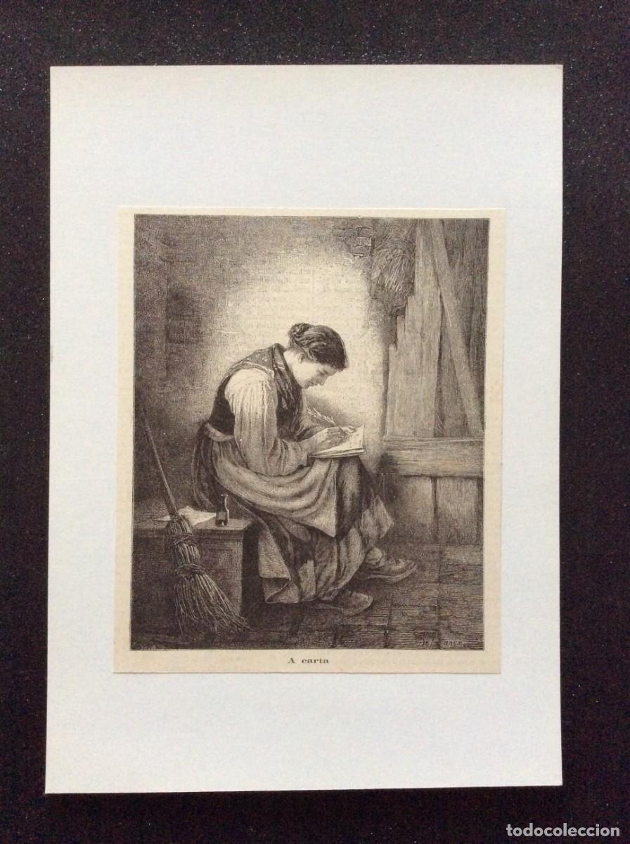 Arte: A carta - Xilogravura do s&eacute;culo XIX