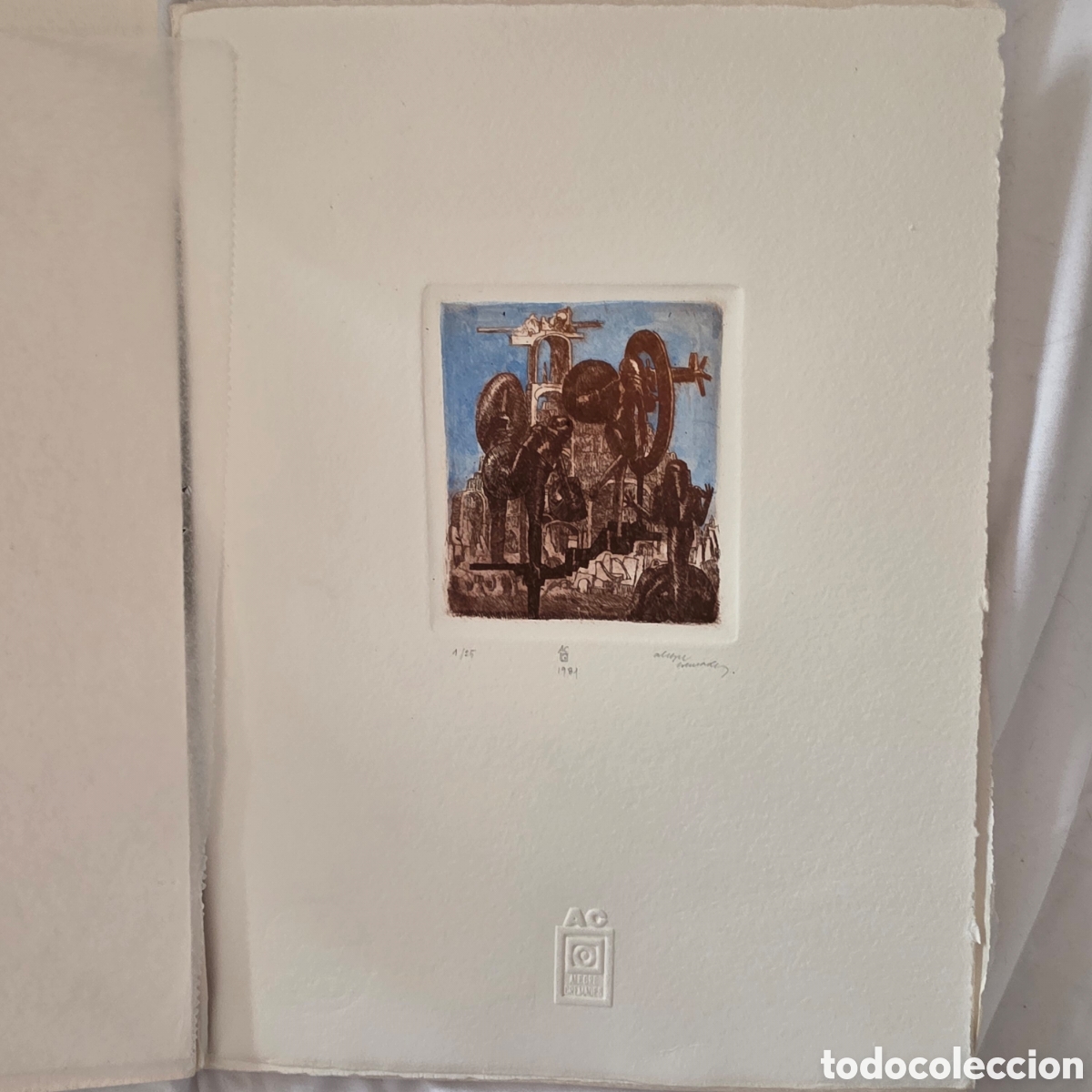 Arte: Apolog&iacute;a de Babel&rdquo;, publicada en Godella (Valencia) en 1981.