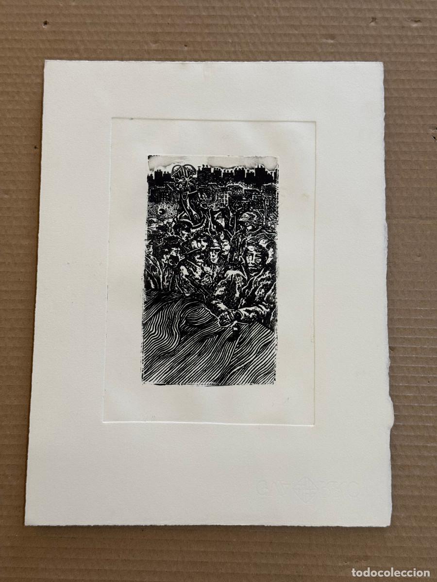 Arte: GRABADO SIGLO XX / AUTOR SIN IDENTIFICAR 02 / c.38 x 28 cm