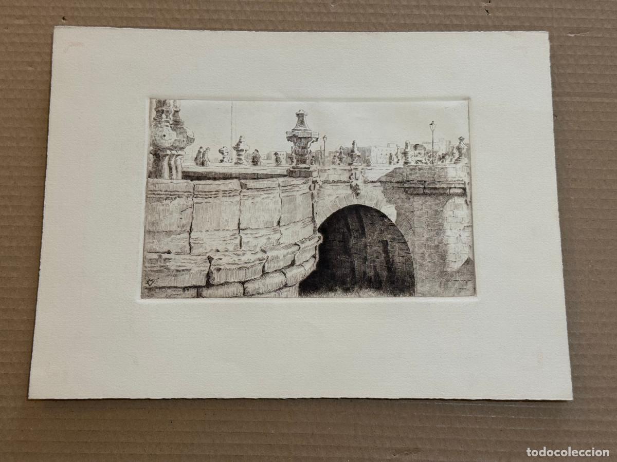 Arte: GRABADO SIGLO XX / AUTOR SIN IDENTIFICAR 04 / c.28 x 38 cm