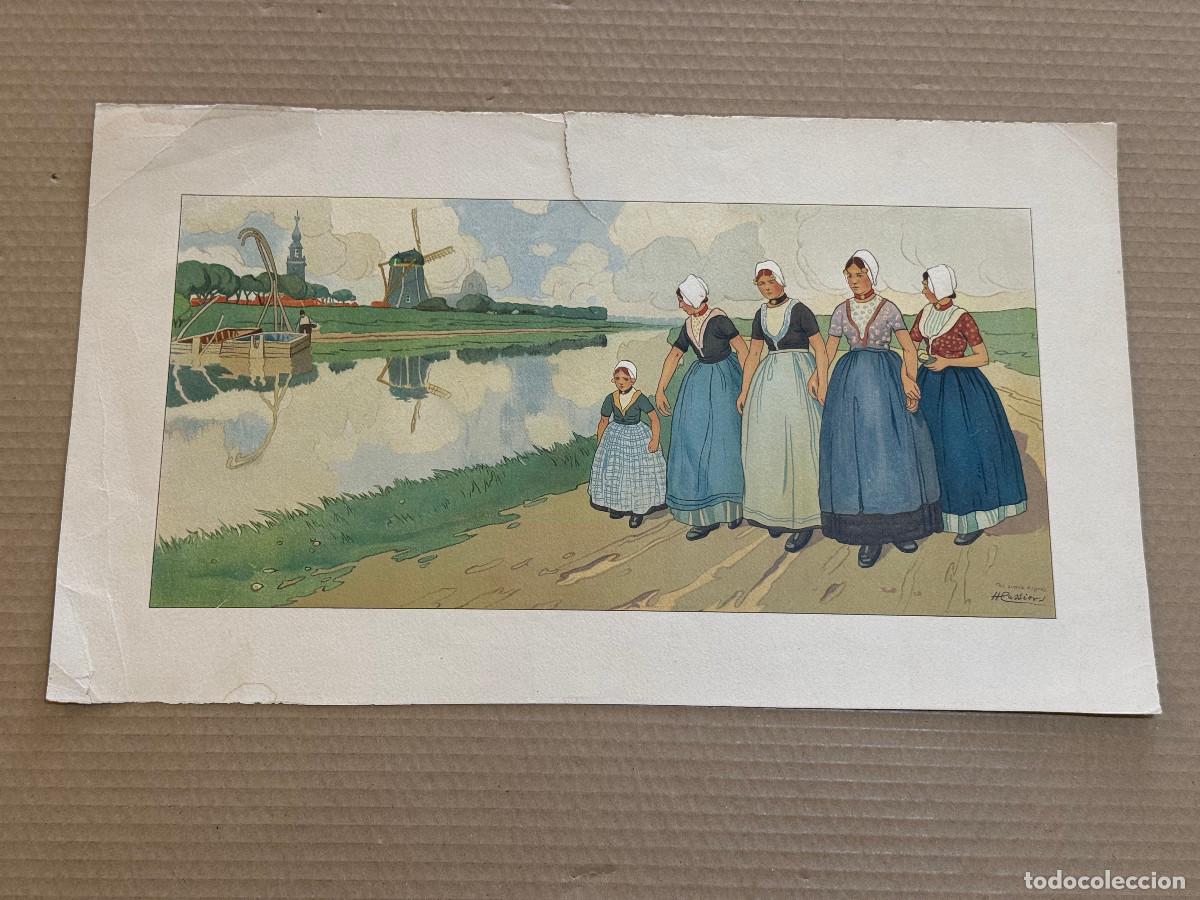 Arte: ESTAMPA HENRI CASSIERS / c.29 x 50 cm 02