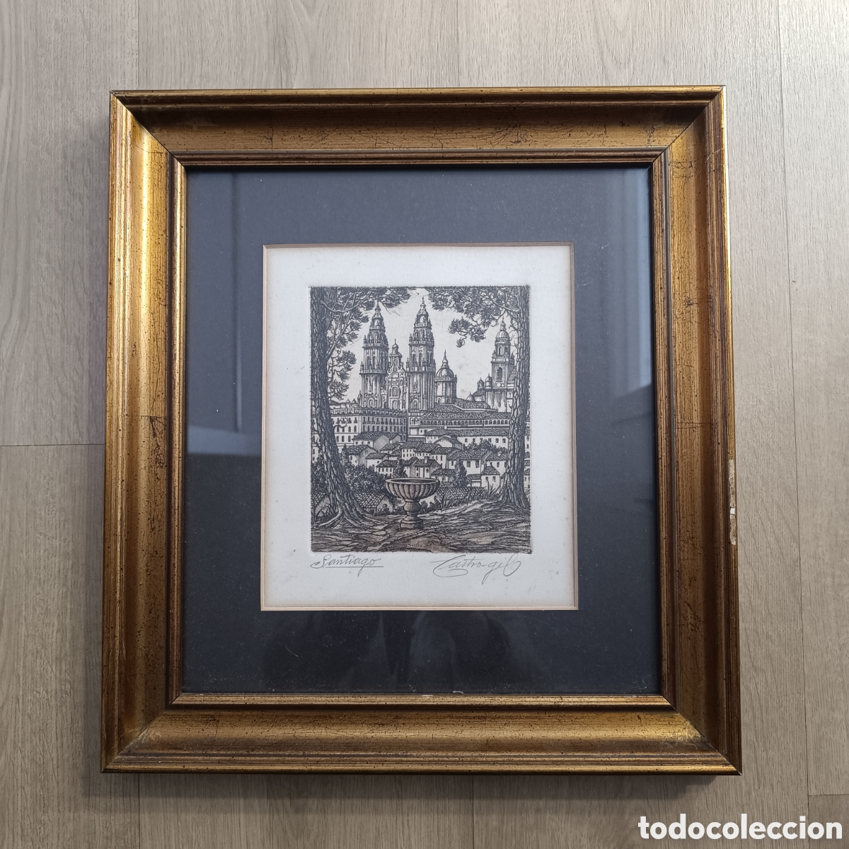 Arte: Grabado en agua fuerte de Castro Gil