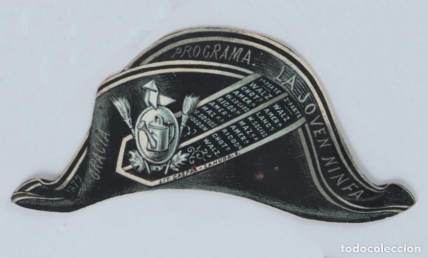 Arte: Programa la Joven Ninfa. Gracia. 1879.