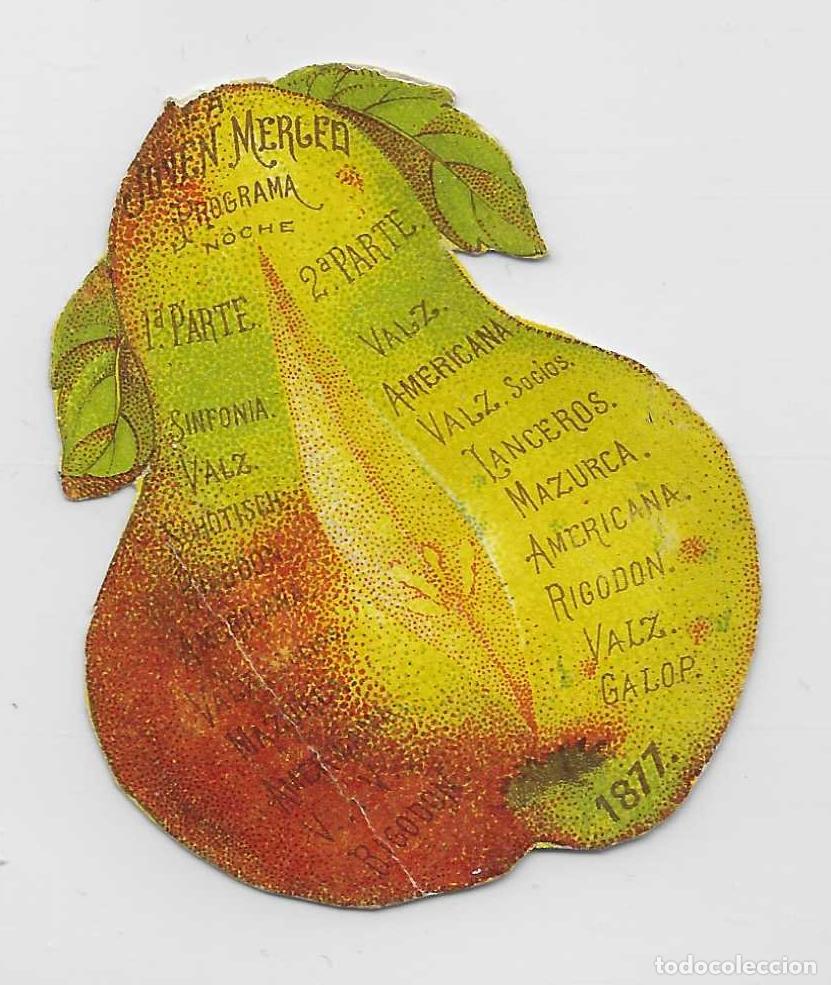 Arte: La Juventud Merced. Programa noche 1877