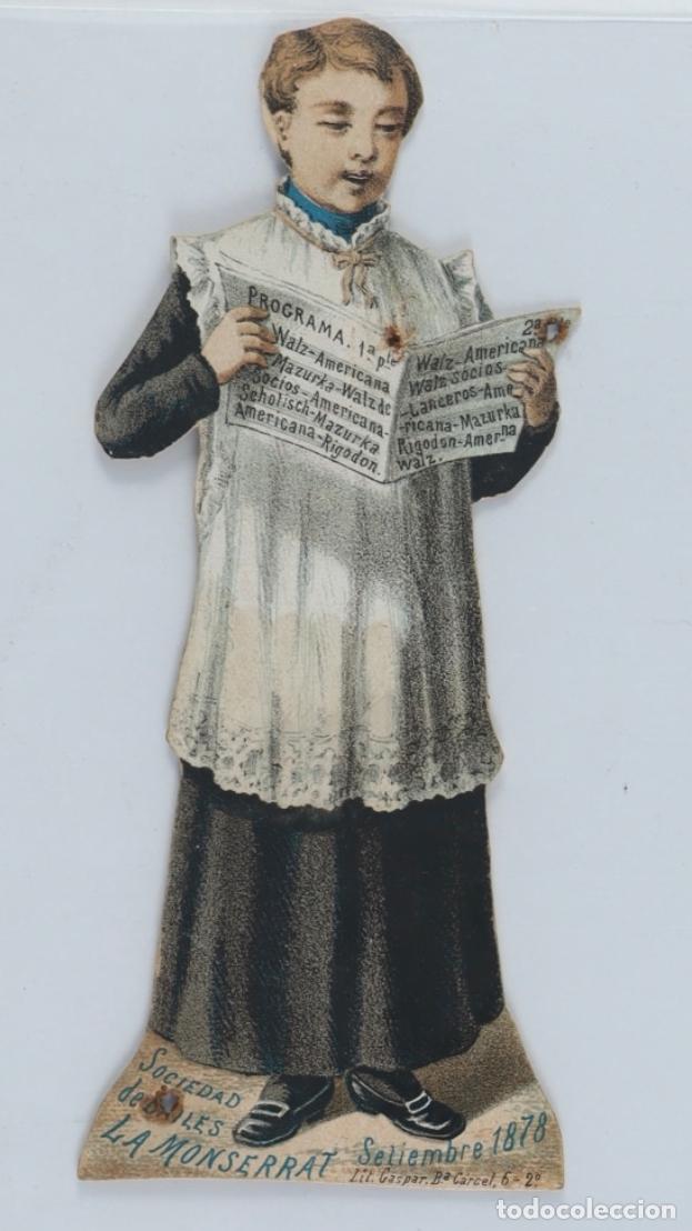 Arte: Sociedad de Bailes La Montserrat. Setiembre 1878