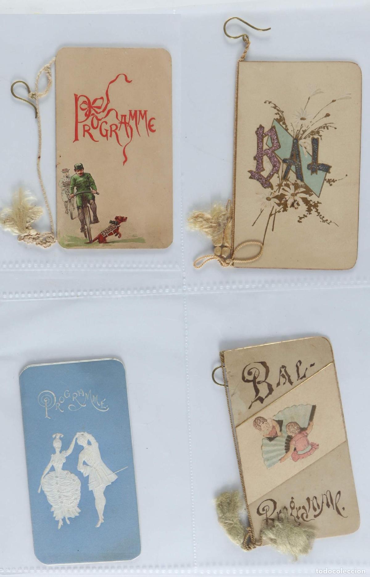 Arte: Conjunto de 4 carnets de baile