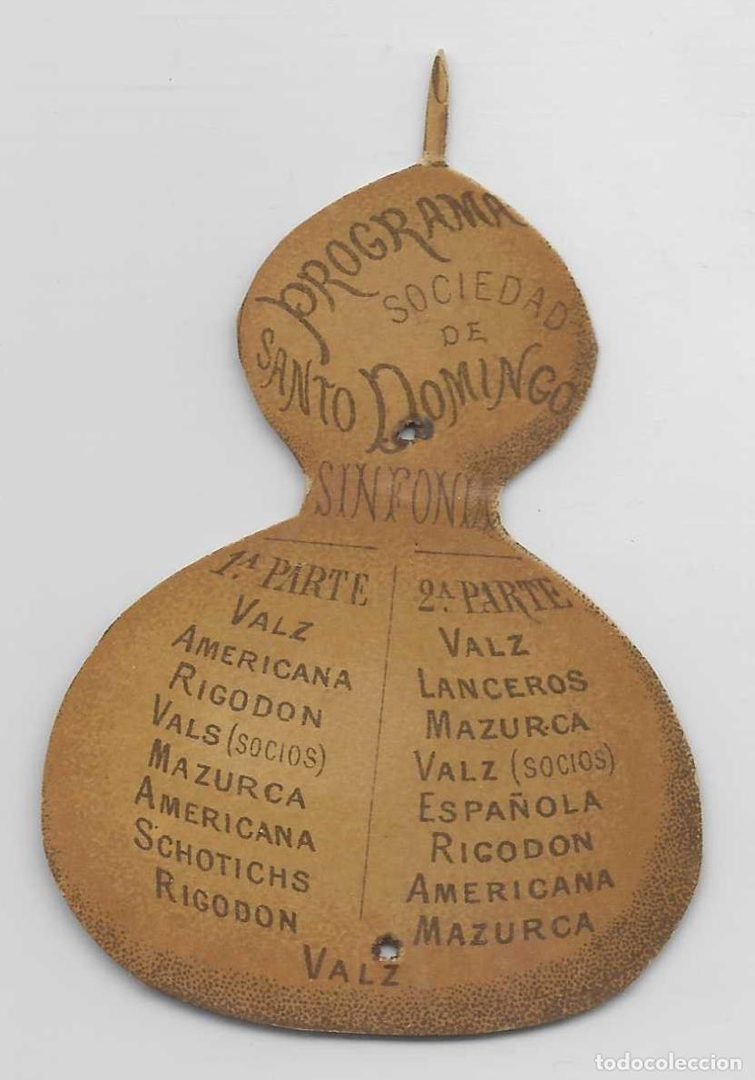 Arte: Programa. Sociedad de Santo Domingo