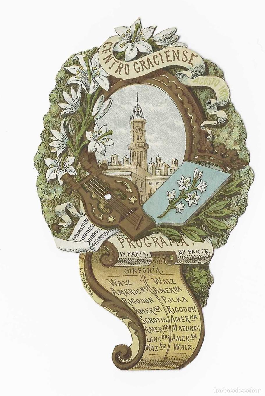 Arte: Centro graciense. Agosto 1879 - Foto 1