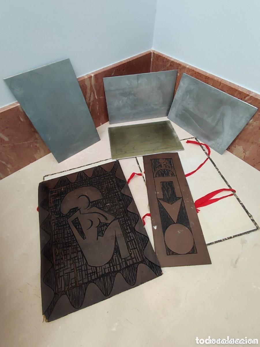 Arte: Lote de 6 Grabados planchas metal, etc