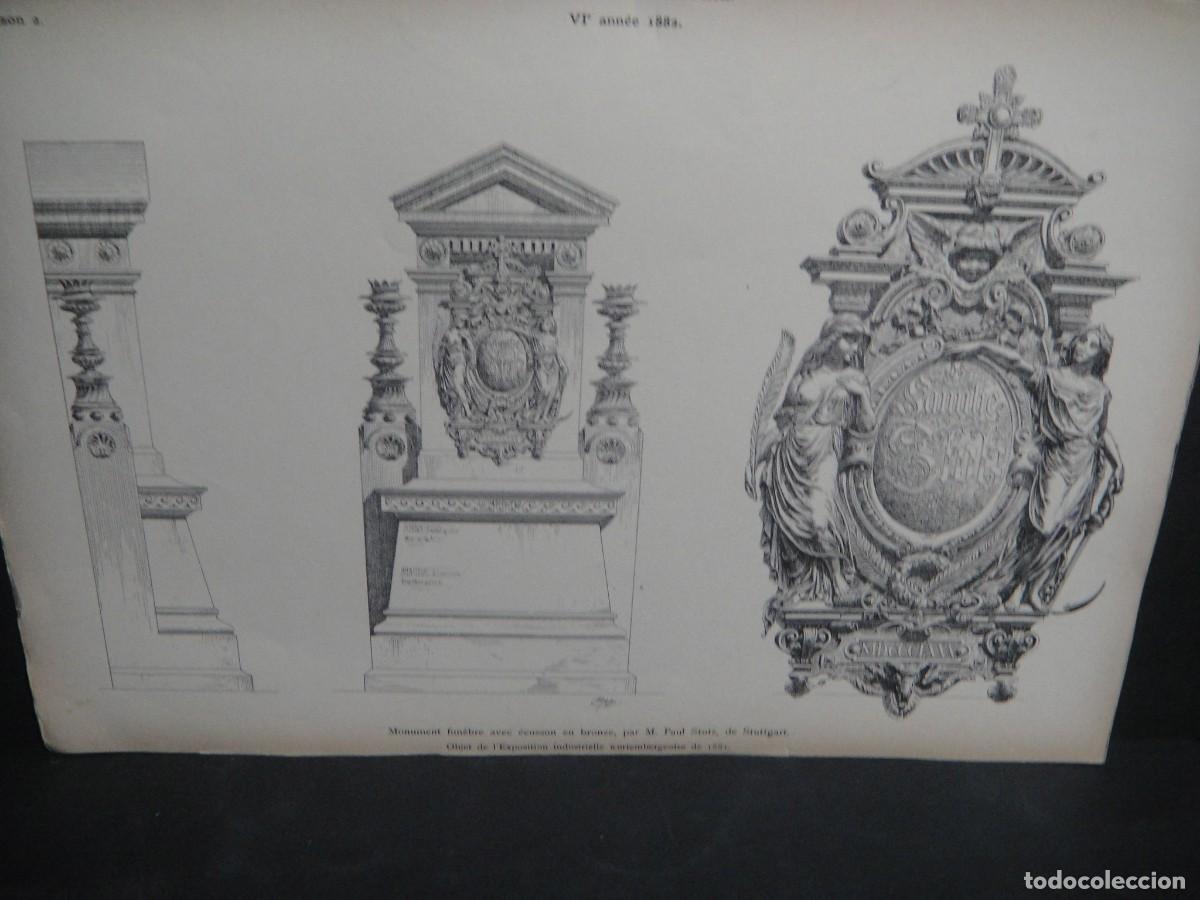 Arte: grabado , monumento funerario