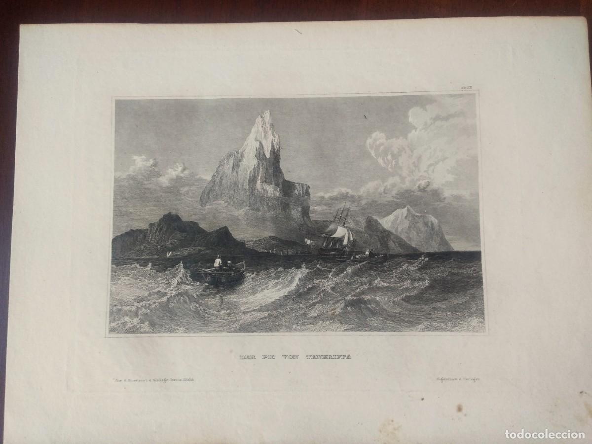 Art: VISTA DE LA ISLA DE TENERIFE, HACIA 1850