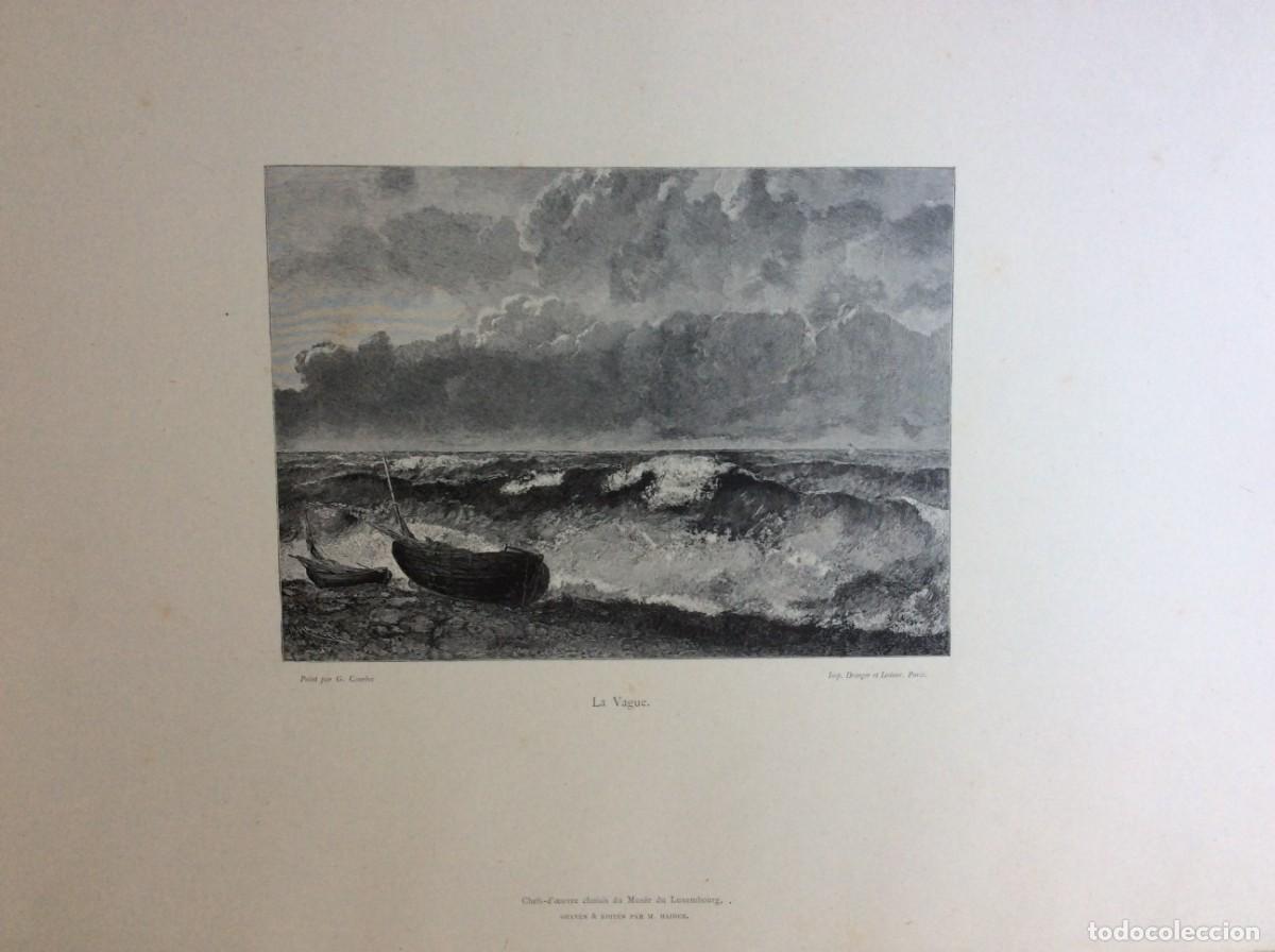 Arte: Obras-primas selecionadas do Museu do Luxemburgo. Gravura de M. Haider, ano 1886. Original