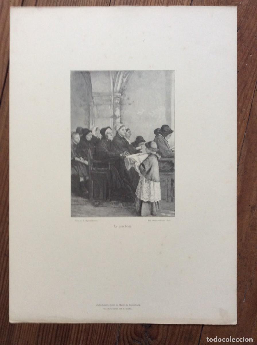 Arte: Obras-primas selecionadas do Museu do Luxemburgo. Gravura de M. Haider, ano 1886