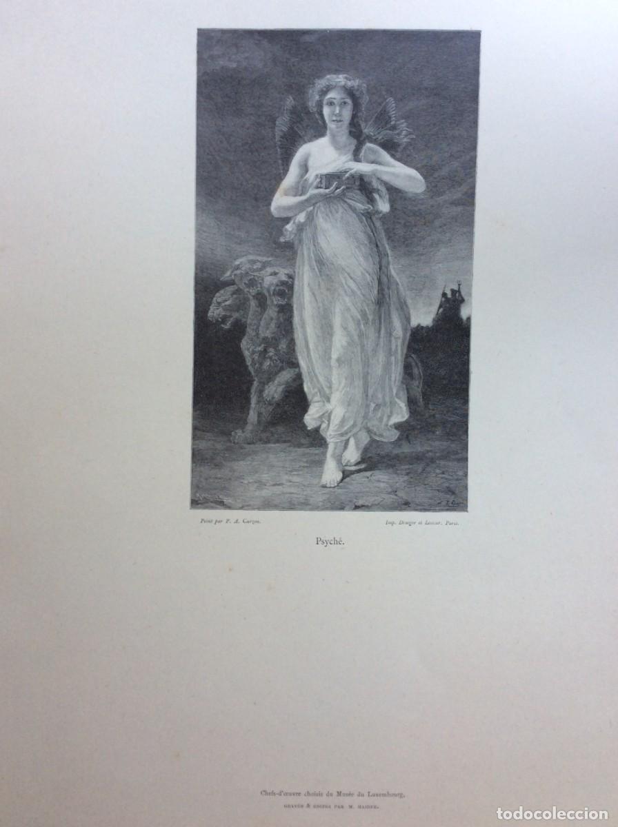 Arte: Obras-primas selecionadas do Museu do Luxemburgo. Gravura de M. Haider, ano 1886