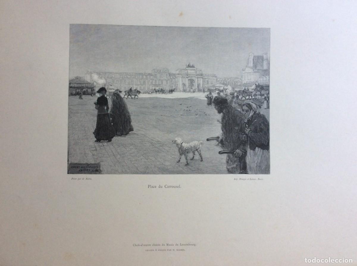 Arte: Obras-primas selecionadas do Museu do Luxemburgo. Gravura de M. Haider, ano 1886