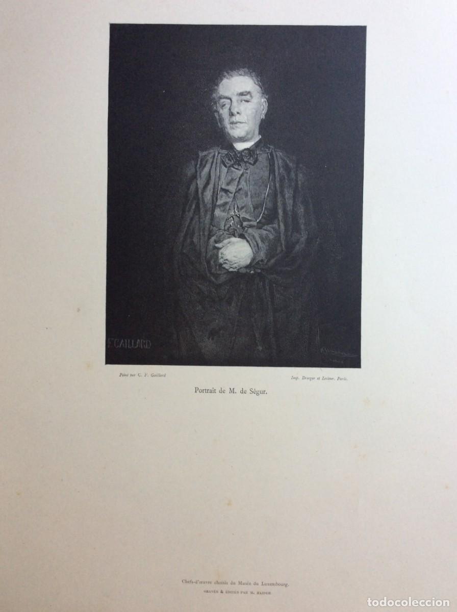 Arte: Obras-primas selecionadas do Museu do Luxemburgo. Gravura de M. Haider, ano 1886