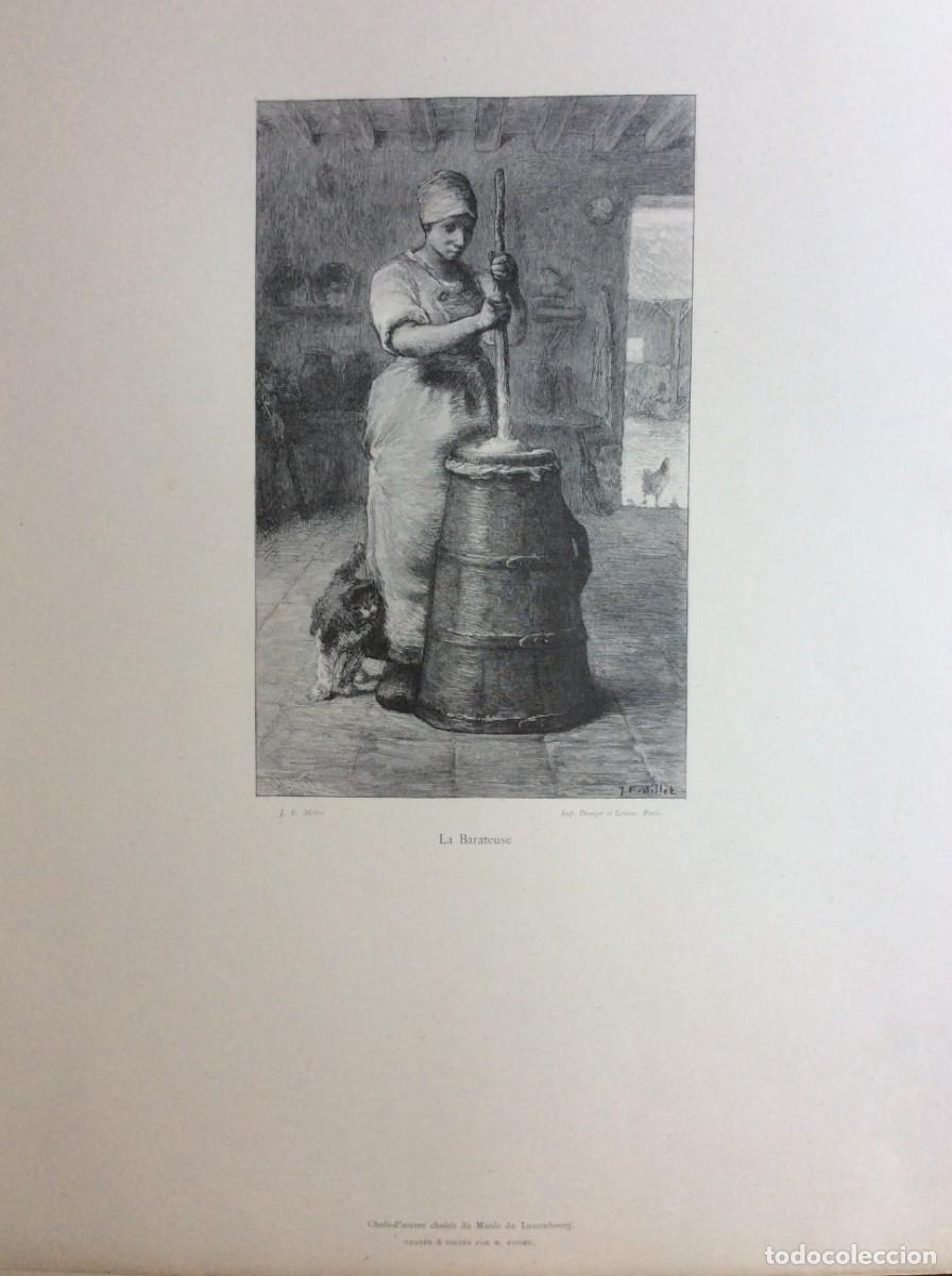 Arte: Obras-primas selecionadas do Museu do Luxemburgo. Gravura de M. Haider, ano 1886