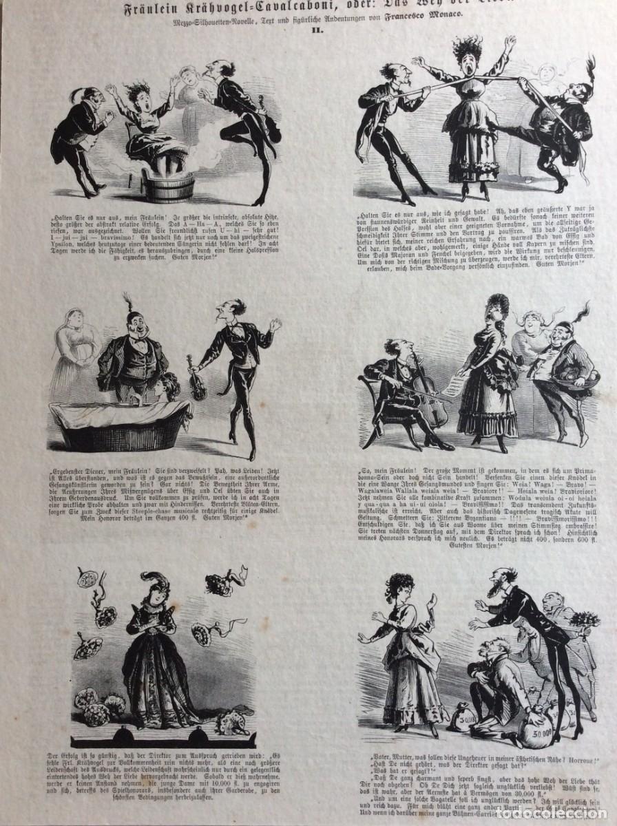 Arte: Senhorita Krahvogel. Cavalcaboni, ou: A desgra&ccedil;a do amor. Novella. 2 xilogravuras.do s&eacute;culo XIX