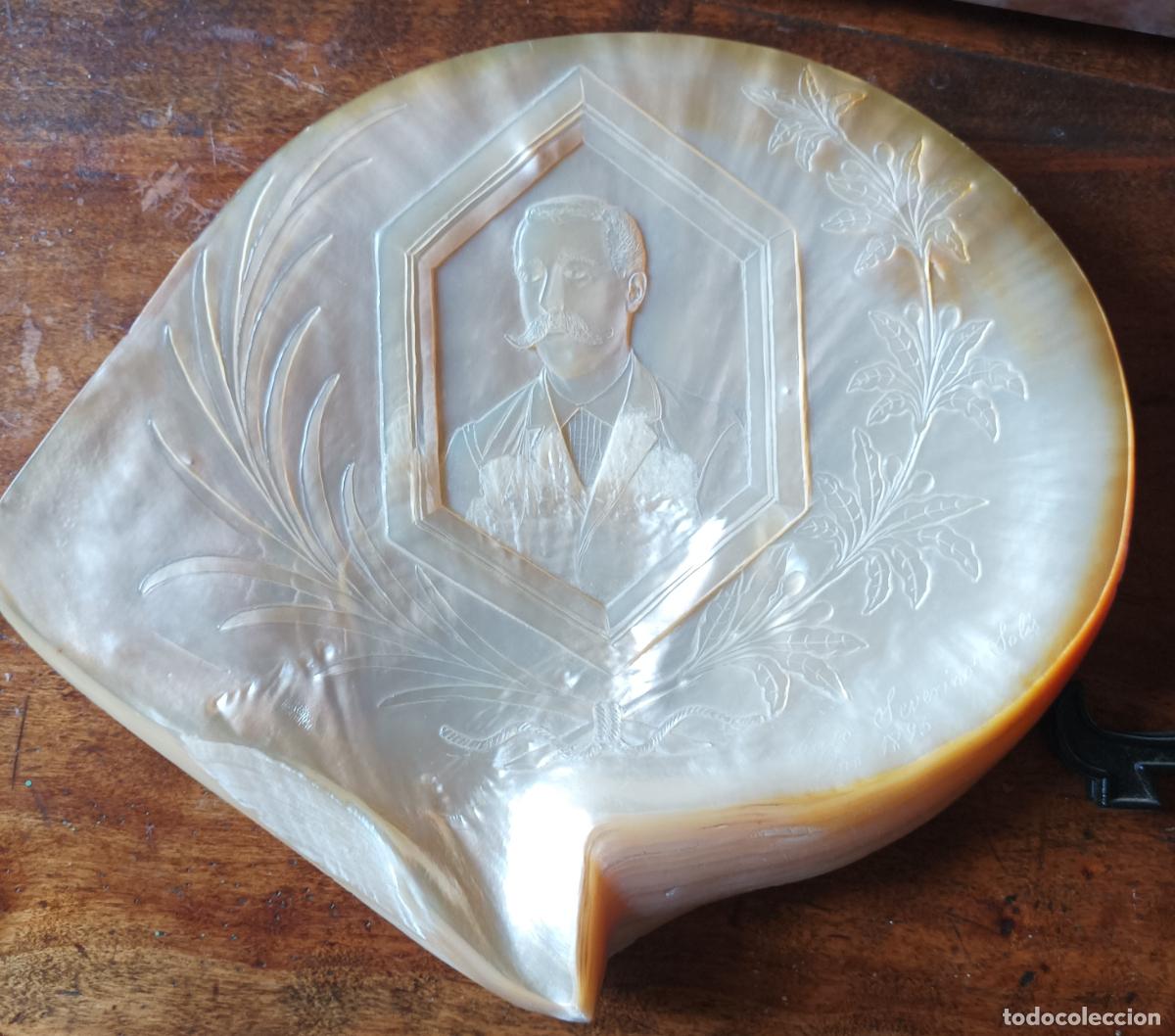 Arte: Concha madreperla .S XIX.