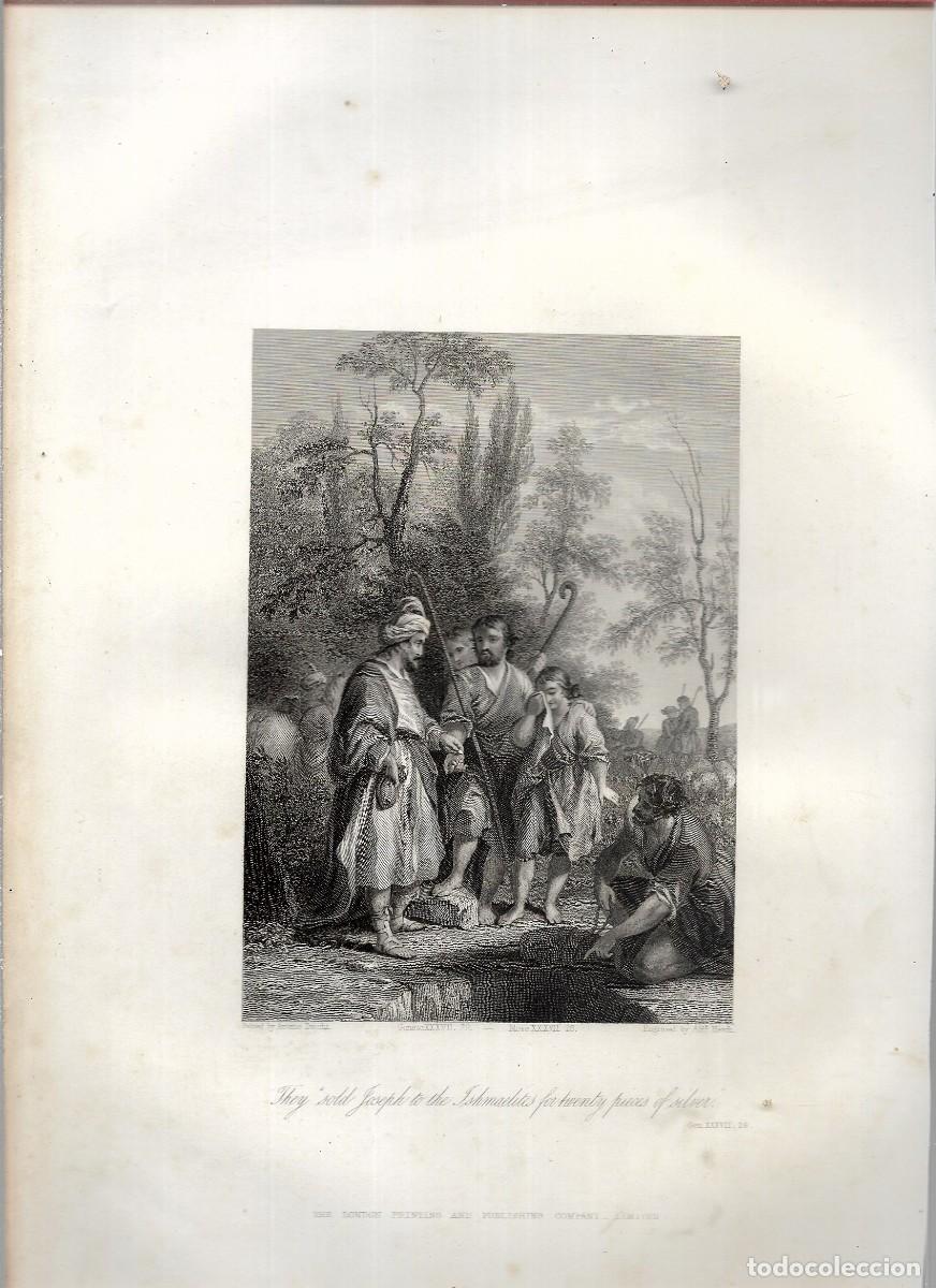 Arte: LOTE DE 12 GRABADO RELIGIOSOS INGLESES MEDIDAS 21 X 34