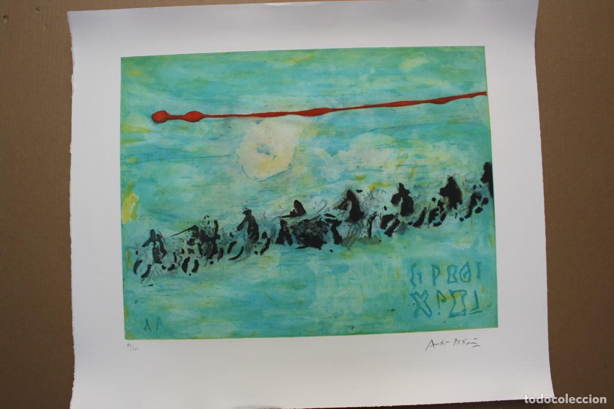 Art: Grabado aguatinta Anton Pati&ntilde;o, firmado y numerado