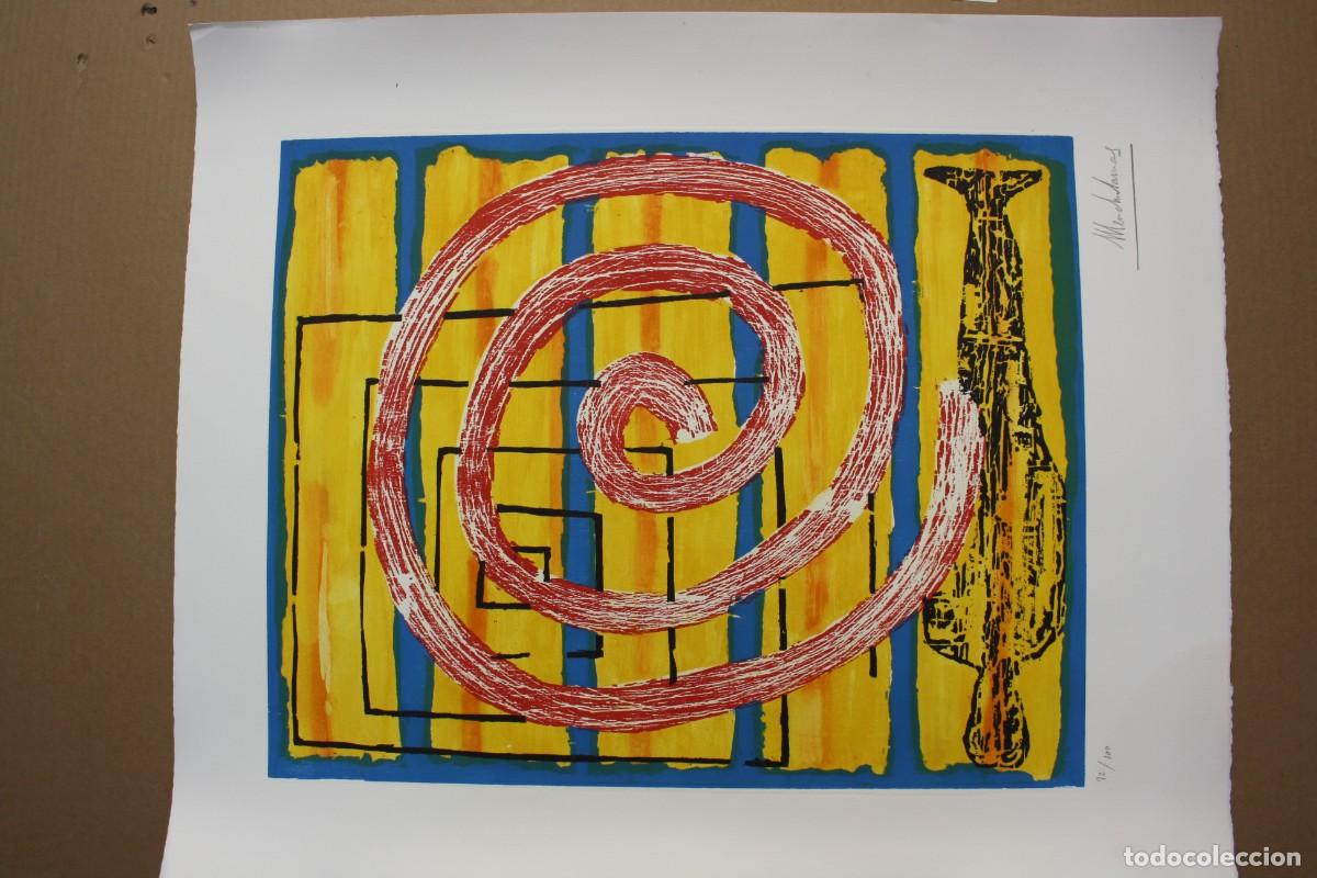 Arte: Grabado aguatinta Menchu Lamas, firmado y numerado