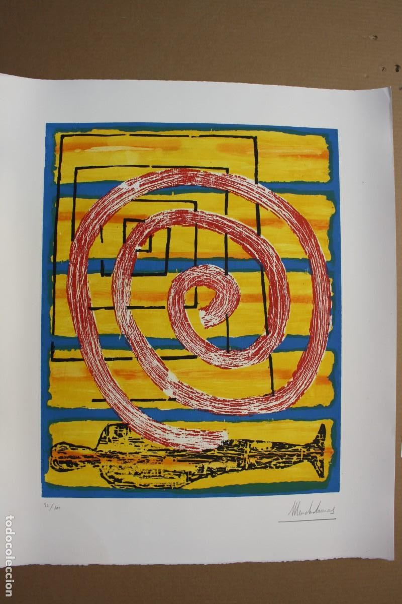 Arte: Grabado aguatinta Menchu Lamas, firmado y numerado