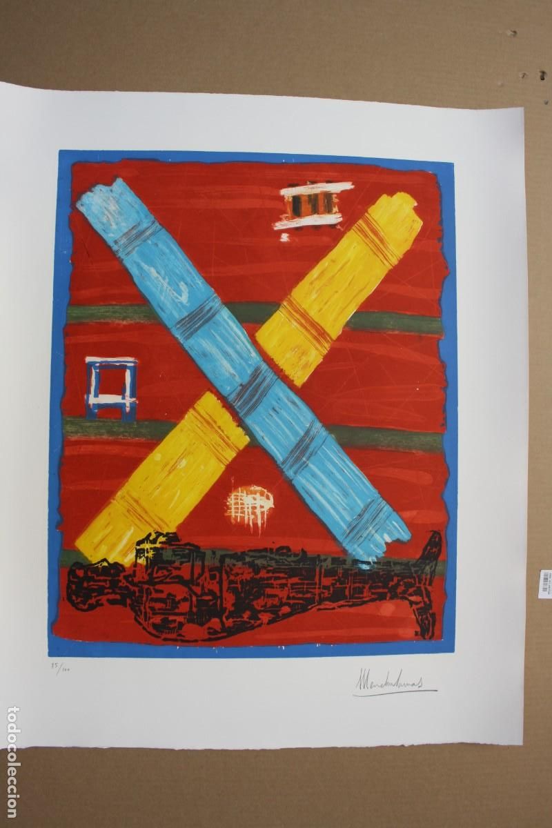 Arte: Grabado aguatinta Menchu Lamas, firmado y numerado