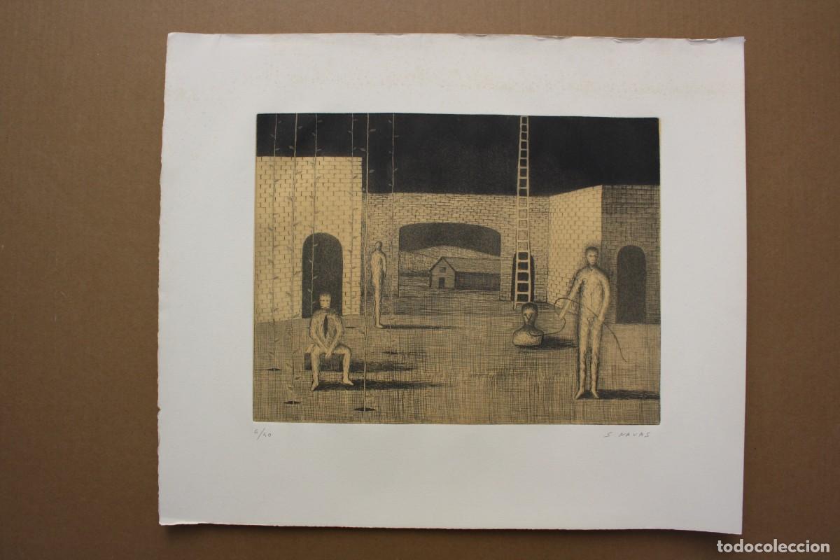 Arte: Grabado de Sebasti&aacute;n Navas, firmado y numerado