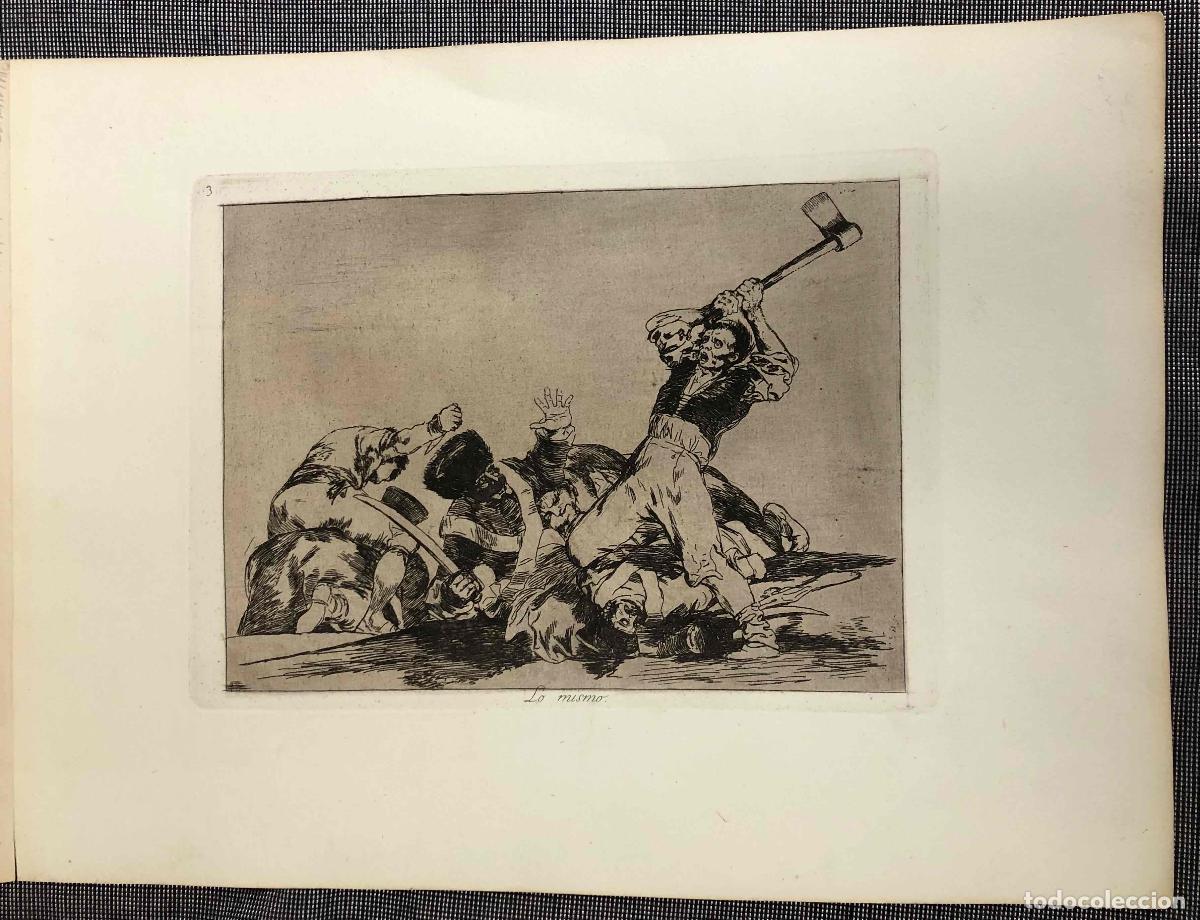 Arte: GRABADO FRANCISCO DE GOYA LOS DESASTRES DE LA GUERRA. N&ordm; 3 LO MISMO. 7&ordf; EDICION, 1937