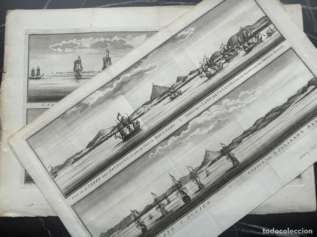 Arte: Patagon&iacute;a, Tierra de Fuego, .... (Argentina, Am&eacute;rica del sur), 1761/1771. Bellin/Prevost/Schley