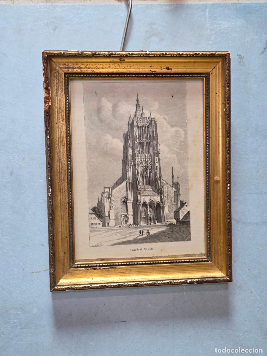 Arte: cuadro con grabado vintage - Foto 1