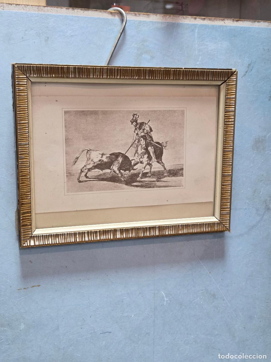 Arte: cuadro con grabado antiguo - Foto 1